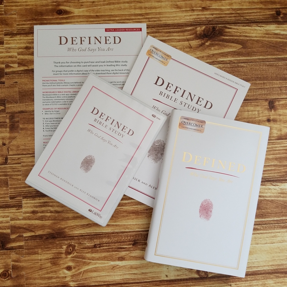 Defined DVD Leader Kit Bible Study Book Set Lifeway by Stephen Kendrick and Alex
